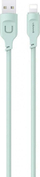 Kabllo USB Usams Lithe Series US-SJ565, USB A në Lightning, 1.2 m, jeshile