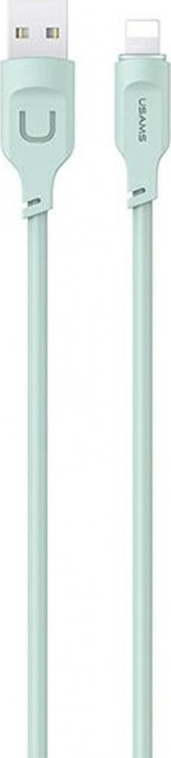 Kabllo USB Usams Lithe Series US-SJ565, USB A në Lightning, 1.2 m, jeshile