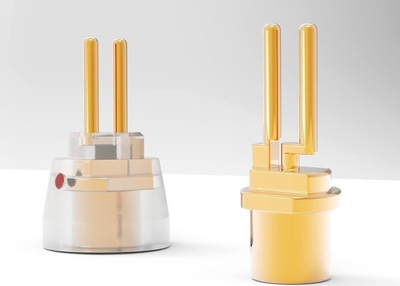 Adapter kufjesh FiiO LC-78A, MMCX femër në 0.78mm 2-pin mashkull, transparent