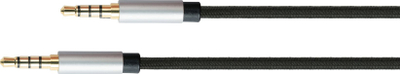 Kabllo audio Python GC-M0228, 1.5 m, 3.5mm, e zezë