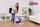 Set kovë me mop rrotullues Vanora Primo Purple, 12L, e bardhë lejla