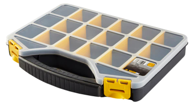 Kuti organizuese ProBuilder Assortment Box, 32x25 cm, 18 ndarje, e zezë