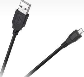 Kabllo USB Deco Line, USB A në micro USB, 1 m, e zezë