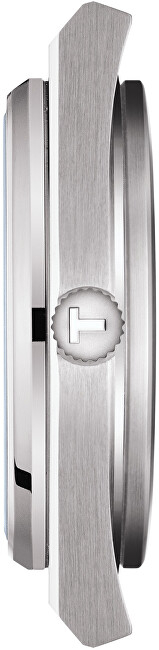 Orë dore për meshkuj Tissot PRX Powermatic 80 Ice Blue, e argjendtë
