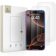 Xham mbrojtës Spigen Tech-Protect Glass Fit+, iPhone 16 Pro Max 17 Pro Max, set 2 copë, transparent