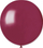 Balona Gemar Pastel Dark Red, 48cm, 25 copë, të kuqe të errët