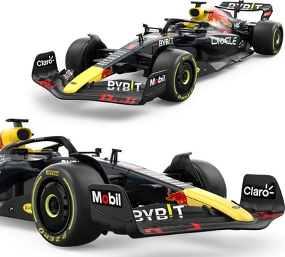 Makinë me pult RASTAR Red Bull RB18 1/18, 2.4GHz, shpejtësi 7 km/h, blu e errët