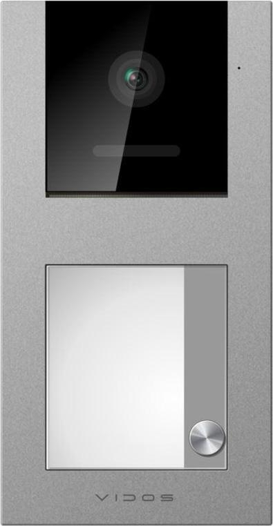 Panel i jashtëm VIDOS X S11-1, kamerë AHD 1080p, lexues RFID, gri metalik