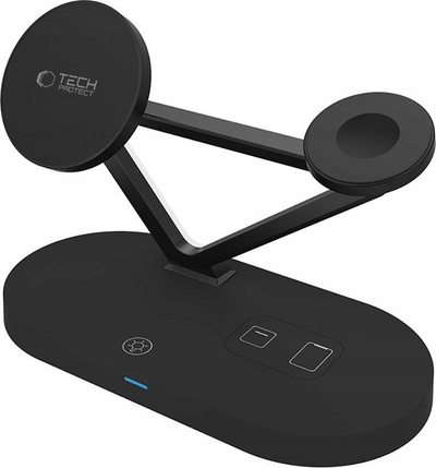 Karikues wireless 3n1 Tech-Protect QI15W-A41, 15W, MagSafe, i zi