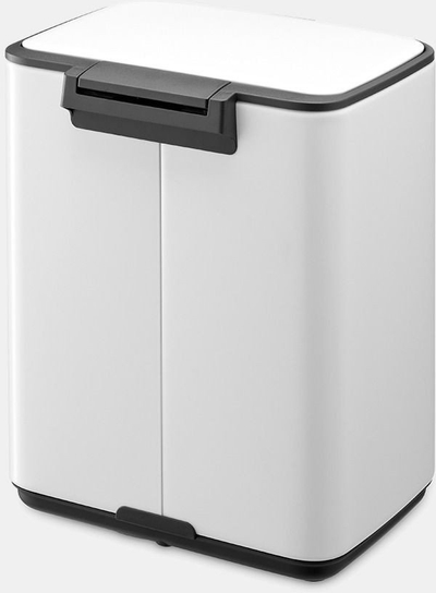 Kosh plehrash me pedal Brabantia Pedal Bin, 7L, çelik, i bardhë