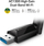 Kartë rrjeti USB TP-Link Archer T3U Plus, AC1300, Dual-Band, e zezë