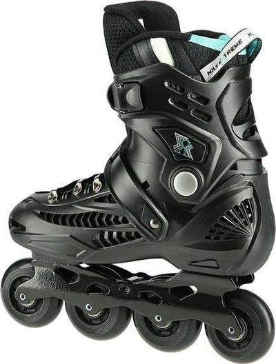 Patina inline Nils Extreme Solid Slalom NA20001, ABEC9, nr. 38, e zezë
