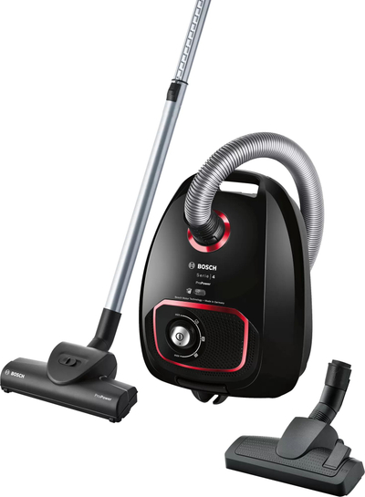 Fshesë me korent me thes Bosch BGBS4POW1, 850W, filtër HEPA, e zezë