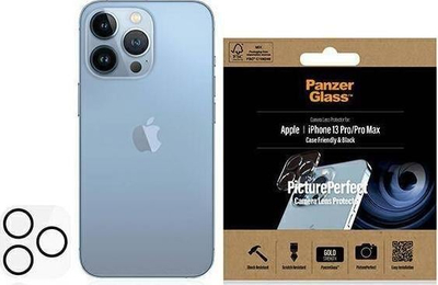 Mbrojtës kamere PanzerGlass Camera Protector, xham i temperuar, për iPhone 13 Pro 13 Pro Max, transparent