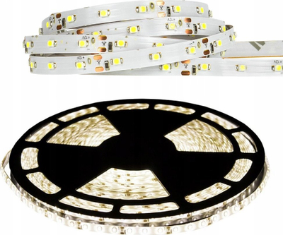 Shirit LED 3528, 4.8W, 1 m, dritë e ngrohtë, IP20