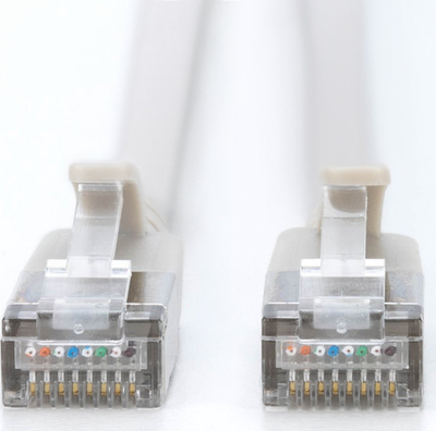Kabllo rrjeti Digitus CAT 6A F FTP Slim Patch, 2m, gri