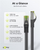 Kabllo rrjeti Goobay CAT 8.1 Patch Cord, S/FTP, 1 m, set me 10 copa, gri