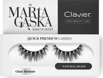 Qerpikë fallco Clavier Quick Premium Glam Madame, të zinj
