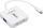 Adaper video Lindy 41035, Mini DisplayPort në HDMI VGA DVI I, i bardhë