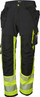 Pantallona pune Helly Hansen ICU Pant C54, hi vis, me shirita që pasqyrojnë, të verdhë me të zezë