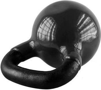  Peshë për ushtrime e gomuar Kettlebell HMS, 4 kg, e zezë