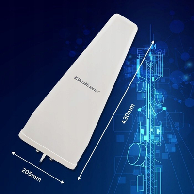 Antena 4G LTE Qoltec DUAL, 14dBi, omnidireksionale, për jashtë