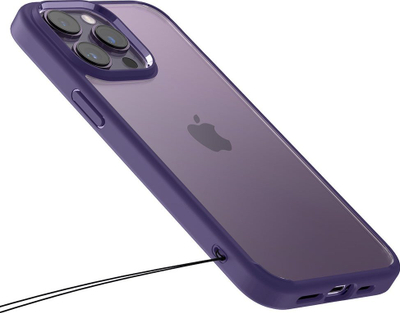 Mbështjellës telefoni Spigen Ultra Hybrid për iPhone 14 Pro, 6.1", transparent, lejla
