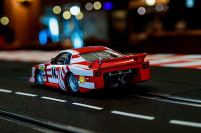 Makine gare slot Carrera DIGITAL 132 Lancia Beta Montecarlo Nr.14, shkallë 1:32, me drita, e kuqe e bardhë