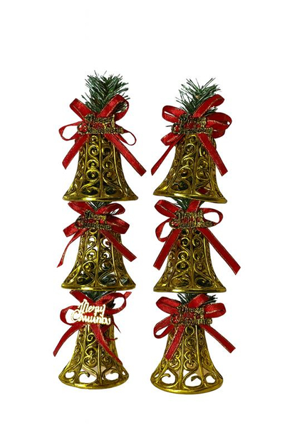 Dekorim për vitin e ri 6cm, gold. UNIMIKS