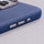 Заштитна маска Joyroom за iPhone 15 Pro Litchi Pattern MagSafe, сина