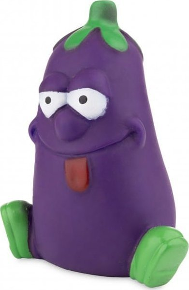 Lodër për qen BarryKing, patëllxhan, vinil, 12 cm
