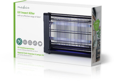 Llambë elektrike kundër insekteve, 16W, dritë UV, e zezë