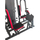 Stacion palestre Enero Fit 5500 Zeus, multi-gym, me pesha të integrume, i zi me të kuqe