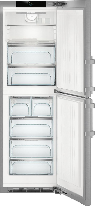 Frigorifer me ngrirës Liebherr Premium SBNes 4285, kombinim me ngrirës poshtë, inox