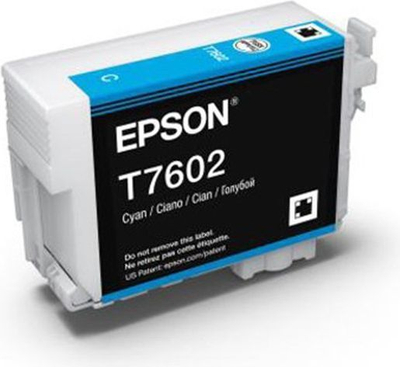 Bojë Epson T7602 UltraChrome HD, Cyan, 25.9ml