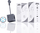 Prizë rryme Microconnect Power Cube, 3 dalje Schuko, e bardhë