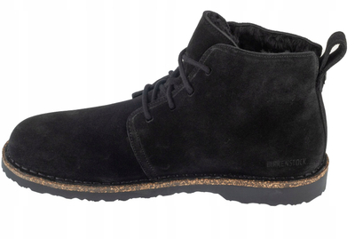 Çizme Birkenstock Uppsala Chukka Shearling, lëkurë zdrukthtore, lesh qengji, kafe