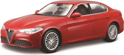 Makinë lodër për fëmijë Bburago Alfa Romeo Giulia 1:24, e kuqe 