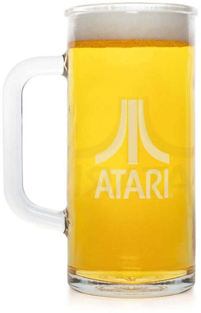 Gotë birre Atari Official, 600ml, xham transparent