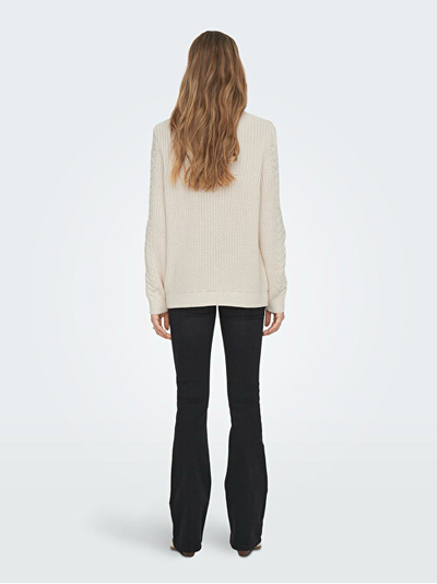 Triko ONLY ONLNORA 15295457 Cloud Dancer