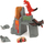 Set lodrash Brio Dinosaur Volcano Ravensburger, figurina dinosaurësh, me drita dhe tinguj