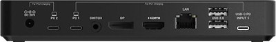 Dok stacion KVM i-tec USB-C Thunderbolt, me dy ekrane, me karikim Power Delivery, i zi