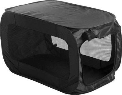 Shpi portative për qen Dogs Collection Pop Up, 54 x 54 x 92 cm, najlon, e zezë
