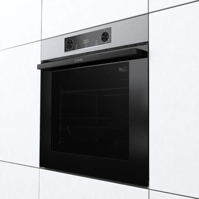Furra elektrike Gorenje BOSB6737E06X, kapacitet i madh, inoks