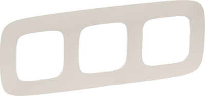 Kornizë trefishe Legrand Valena Allure, 233 x 92.5 mm, krem
