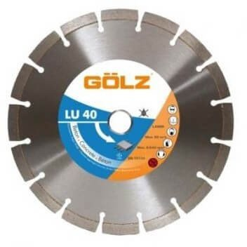 Disk diamanti GÖLZ LU40 për prerje në të thatë, 150mm me vrimë 22.23mm