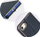 Kabull telefon LUNA Book Gold për iPhone 7 8 SE, kapak me qëndrues, blu navy