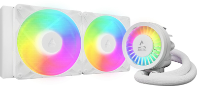 Ftohës uji CPU ARCTIC Liquid Freezer III Pro 280, AIO, a-RGB, i bardhë