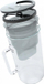 Shtambë filtruese uji Wessper Glass Crystalline, 2.5L, fishek filtri i përfshirë, e zezë
