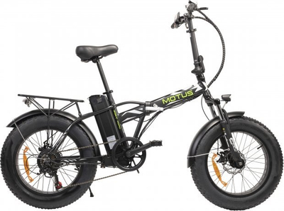 Biçikletë elektrike Motus Fat Road 20, 250W, palosëse, e zezë